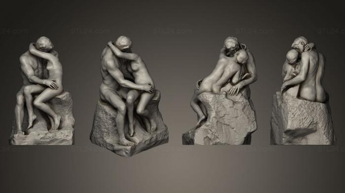 Statues antique and historical (The Kiss, STKA_1034) 3D models for cnc